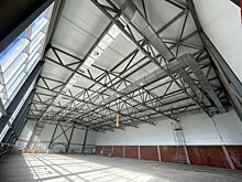 Строители ФОКа с бассейном в Игре перешли на отделку внутренних помещений