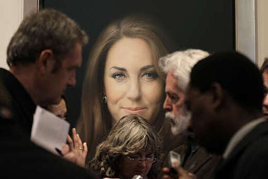 Первый официальный портрет Кейт Миддлтон убрали из Национальной галереи