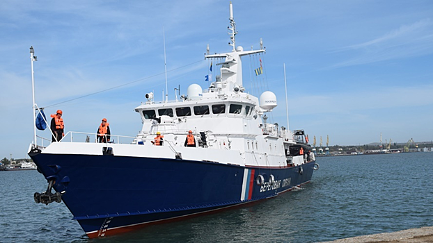 Новый сторожевой корабль «Балаклава» приступил к охране границы в районе Керченского пролива