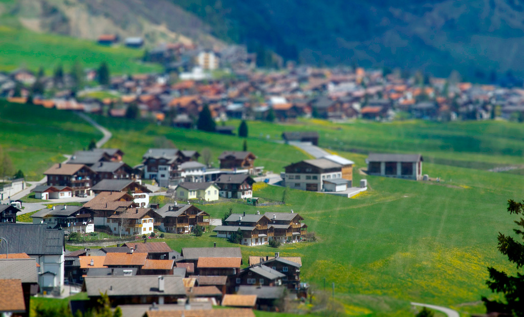 Парк "Швейцария в миниатюре", Лугано, Швейцария, Европа