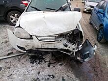 В Тольятти автомобилистка спровоцировала ДТП и стала его жертвой