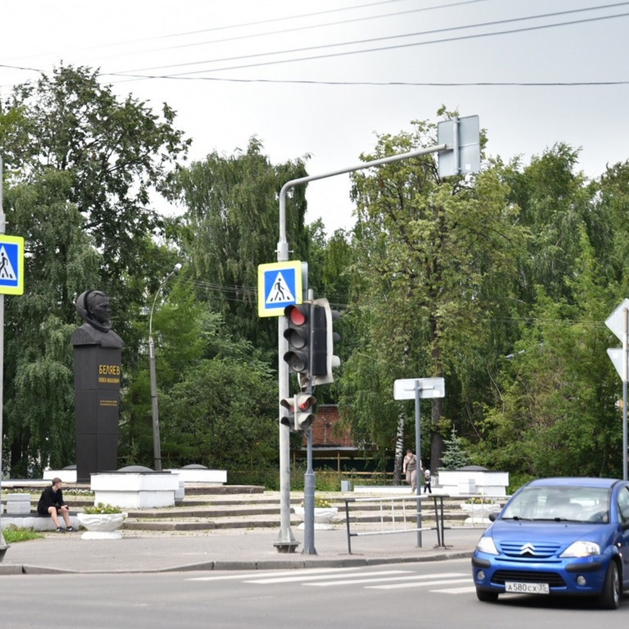 В новом режиме начали работать несколько светофоров в центре Вологды -  Рамблер/авто