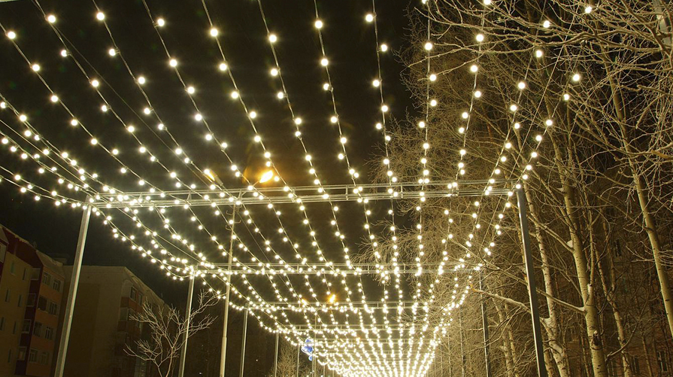 В Губкинском до конца года установят светящийся арт-объект «Звездное небо»