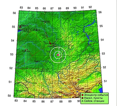 На границе Перу и Эквадора произошло землетрясение магнитудой 5,5