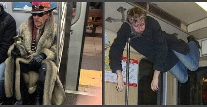 Чудной и еще чуднее! Фотографии странных пассажиров метро