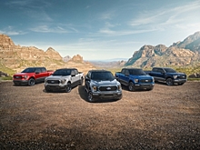 Компания Ford представила двухцветные пикапы F-Series в честь 75-летия модели