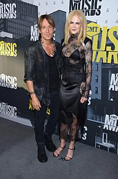 Влюбленная парочка: Николь Кидман и Кит Урбан не могли оторваться друг от друга на CMT Music Awards
