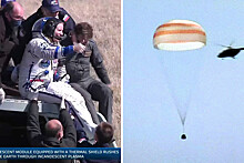 Три члена экипажа МКС вернулись на Землю