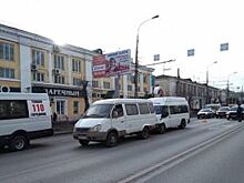 В Волгограде столкнулись два маршрутных такси