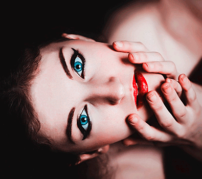 Макияж для голубых глаз