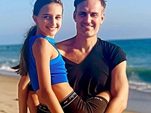 Одно лицо: муж Кристины Орбакайте с дочкой