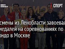 Спортсмены из Ленобласти завоевали семь медалей на соревнованиях по тхэквондо в Москве