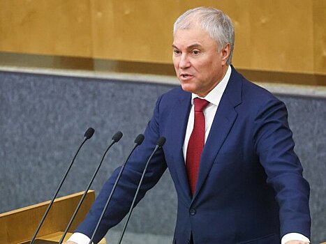 Володин призвал европейских политиков уйти в отставку из-за санкций