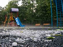 Крупный град обрушился на Орехово-Зуево