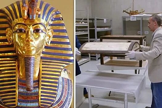 Египтологи впервые заглянули в таинственный сундук Тутанхамона