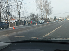 В аварии на улице Соловьиной в Курске пострадали два человека