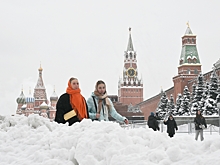 В Москве выросли рекордные сугробы