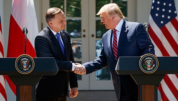 Дуда провел переговоры с Трампом
