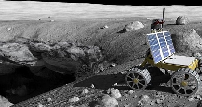 Ученые создадут ровер для изучения лунных ям