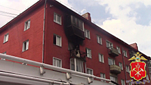 В Кемеровской области – Кузбассе сотрудник госавтоинспекции помог эвакуироваться на пожаре 20 жильцам многоквартирного дома
