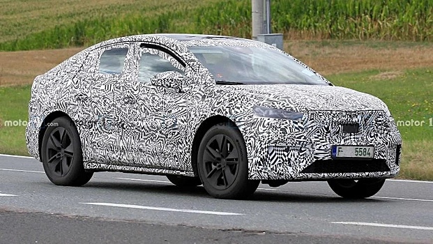 Купе-версия электрокросса Skoda Enyaq GT замечена во время испытаний