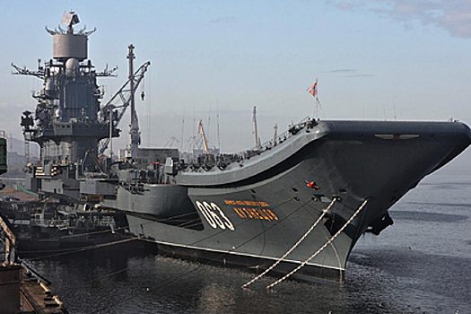 В России подготовили док для «Адмирала Кузнецова»