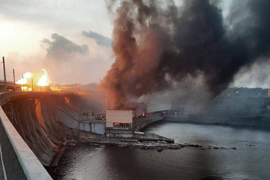 Укргидроэнерго сообщила о выведении из строя двух ГЭС после взрывов
