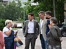 Александр Денежкин и Александр Евсюткин встретились с жителями микрорайона Керамик
