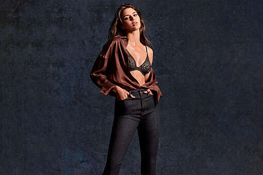 Кендалл Дженнер в кружевном белье снялась в рекламе джинсового бренда
