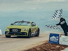 Видео: как Bentley Continental GT за 10 минут на гору взлетел
