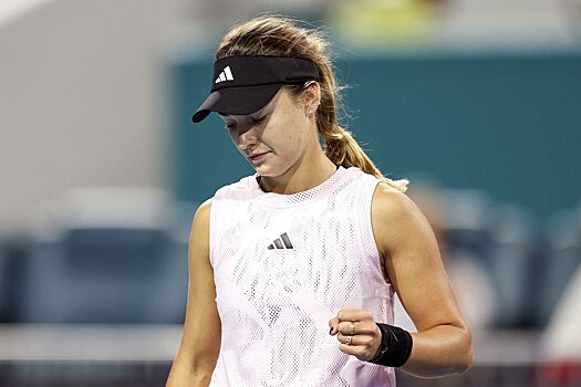 Калинская одержала уверенную победу на старте турнира WTA-1000 в Майами
