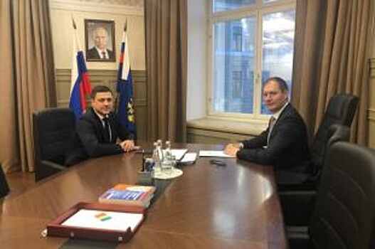 Псковский губернатор встретился с главой Федерального казначейства