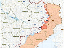 Минобороны РФ показало карту освобожденных в зоне СВО территорий
