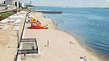 В Саратове открылся первый городской пляж на Волге