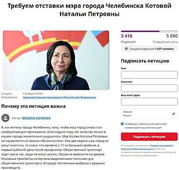 Челябинцев предостерегли от участия в сборе подписей за отставку мэра Котовой