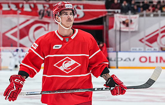 Хоккеист Голдобин установил рекорд "Спартака" по количеству очков за сезон