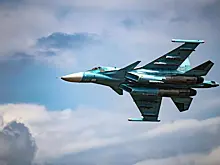 Экипаж Су-34 уничтожил силы ВСУ ударом авиабомб в Курской области
