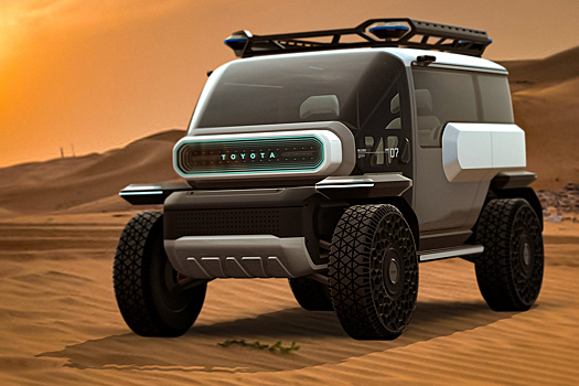 Toyota показала «космический» внедорожник Baby Lunar Cruiser