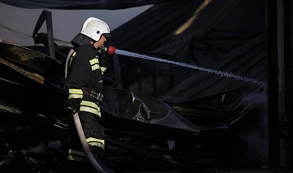 Под Волгоградом в ночном пожаре погиб человек