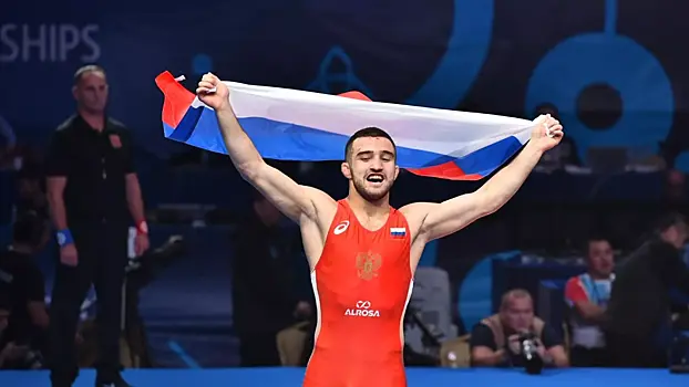 Российский борец вольного стиля Баев стал чемпионом Европы