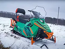 Появилось видео с первым снегоходом российской разработки