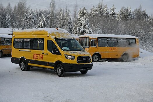 10 районов Карелии получили новые школьные автобусы 