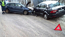 Водители пострадали в жестком ДТП в Петрозаводске