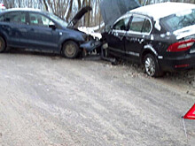Водители пострадали в жестком ДТП в Петрозаводске