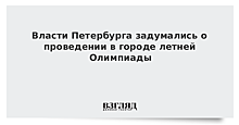 Власти Петербурга задумались о проведении в городе летней Олимпиады