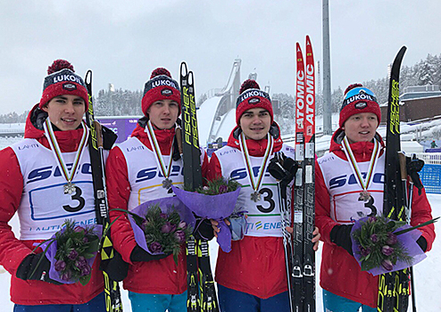 Армейские лыжники Александр Терентьев и Анна Грухвина – обладатели четырех наград молодежного чемпионата мира