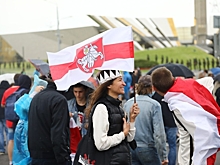 Многотысячный марш протеста начался в Минске