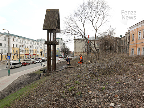 В Пензе благоустроят территорию в районе оборонительного вала