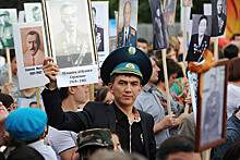 В Алма-Ате переименовали акцию "Бессмертный полк"