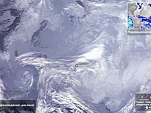 «Роскосмос» показал циклон над столицей с высоты полета спутников